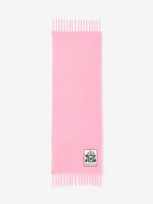 ALEXANDER MCQUEEN - Solid Cosy Scarf - Item 8357073E78Q5900